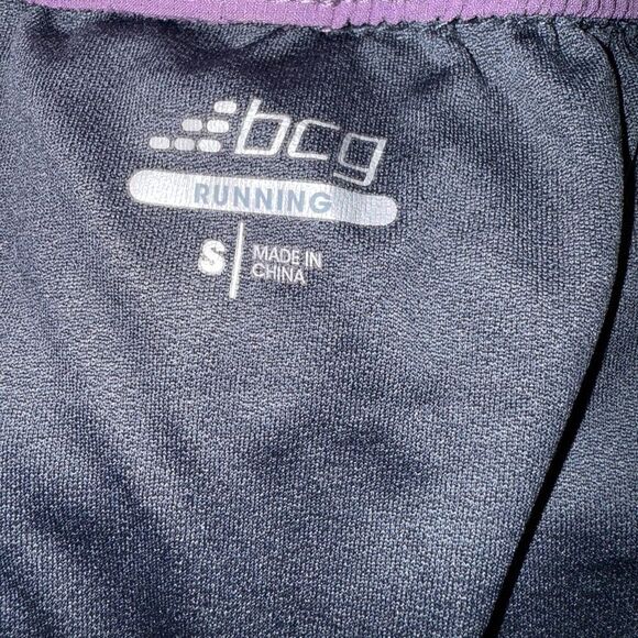 bcg Purple Athletic Shorts with Reflective Accents - Picture 4 of 5